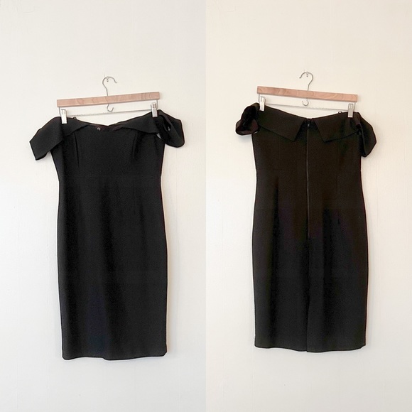 Bardot Eva Snake Off the Shoulder Bodycon Dress - Picture 4 of 10